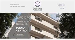 Desktop Screenshot of dellaiaconstrucciones.com