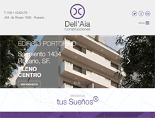 Tablet Screenshot of dellaiaconstrucciones.com